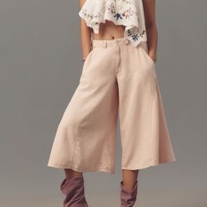 PILCRO Linen Blend Culottes